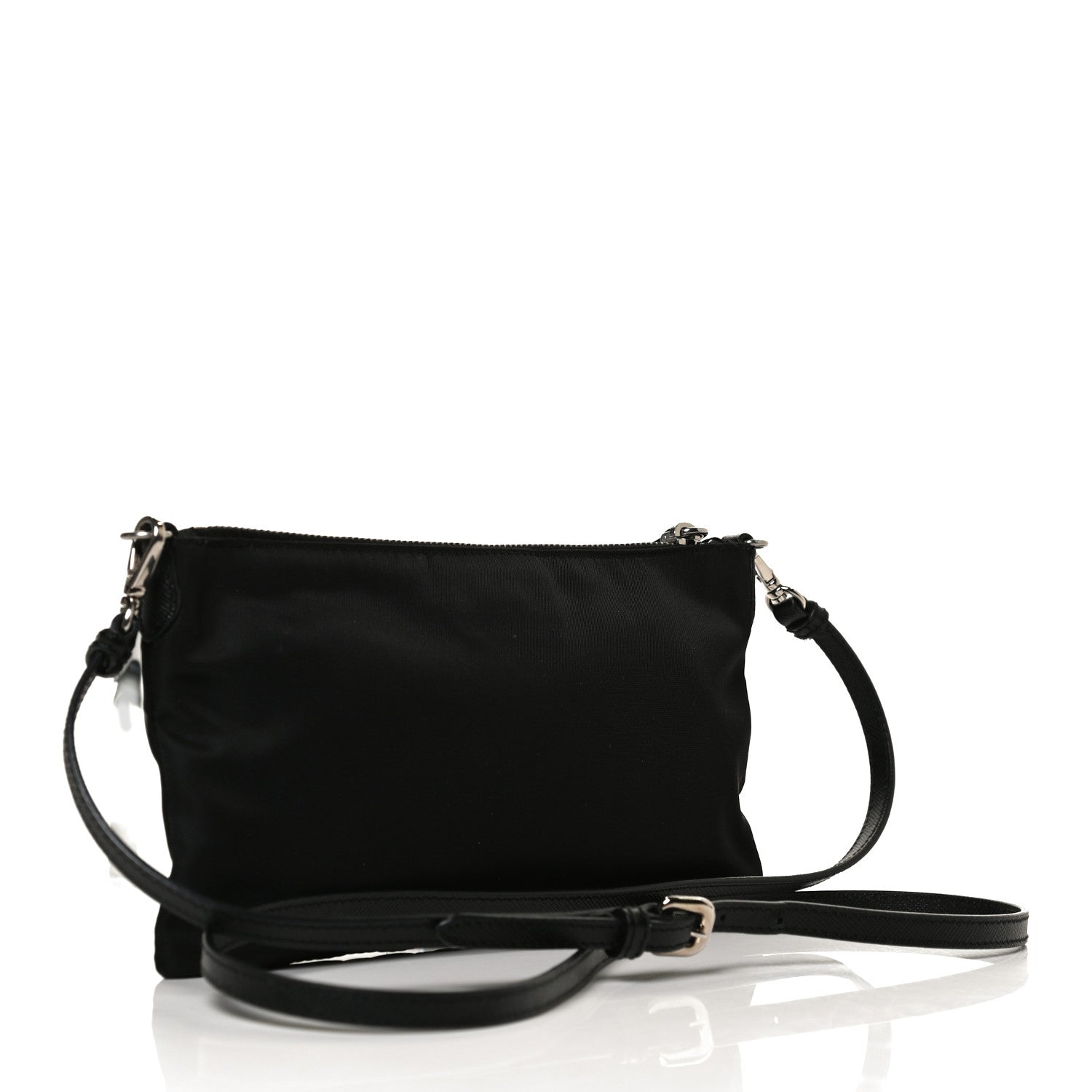 Prada Tessuto Nylon Crossbody Black 3 of 9