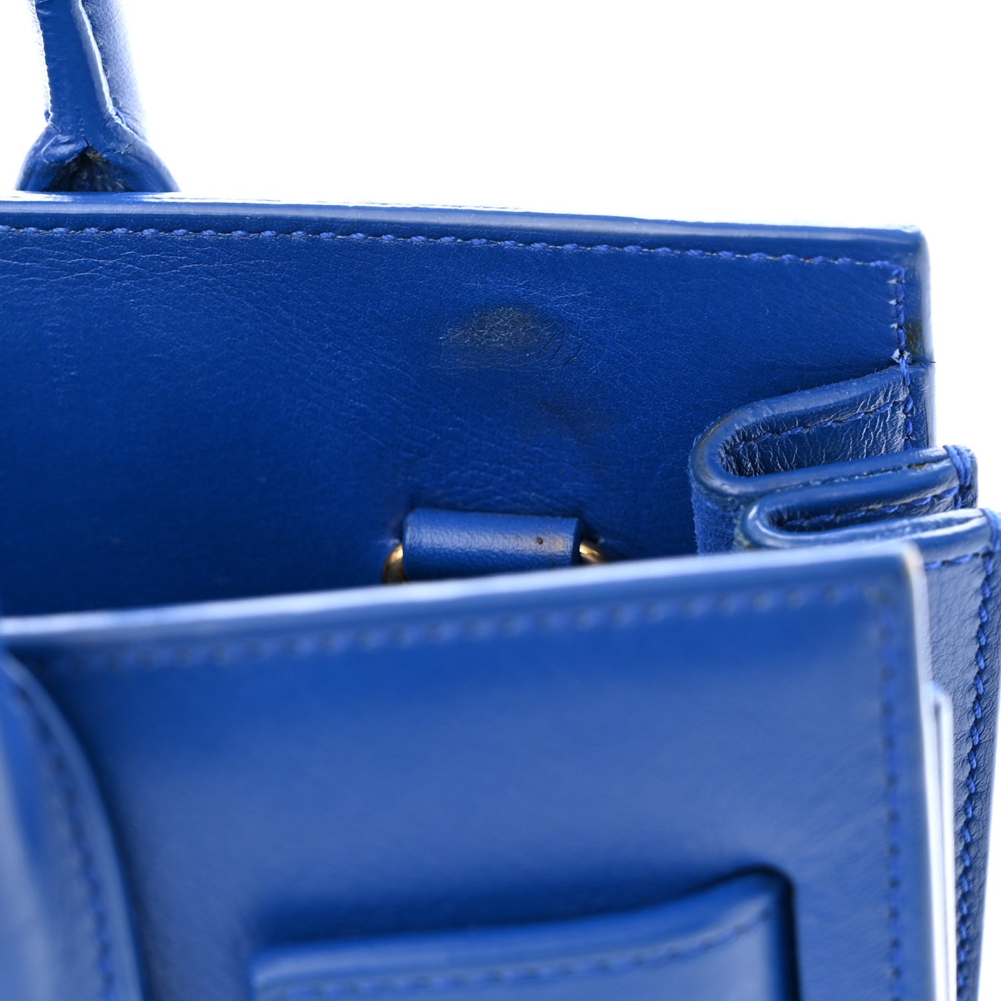 Calfskin Nano Sac De Jour Royal Blue