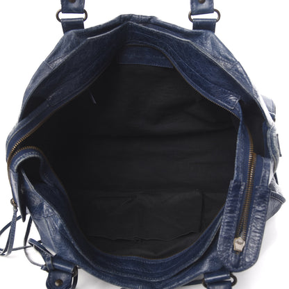 Balenciaga Agneau Classic Hardware Part Time Bleu Mineral 6 of 14