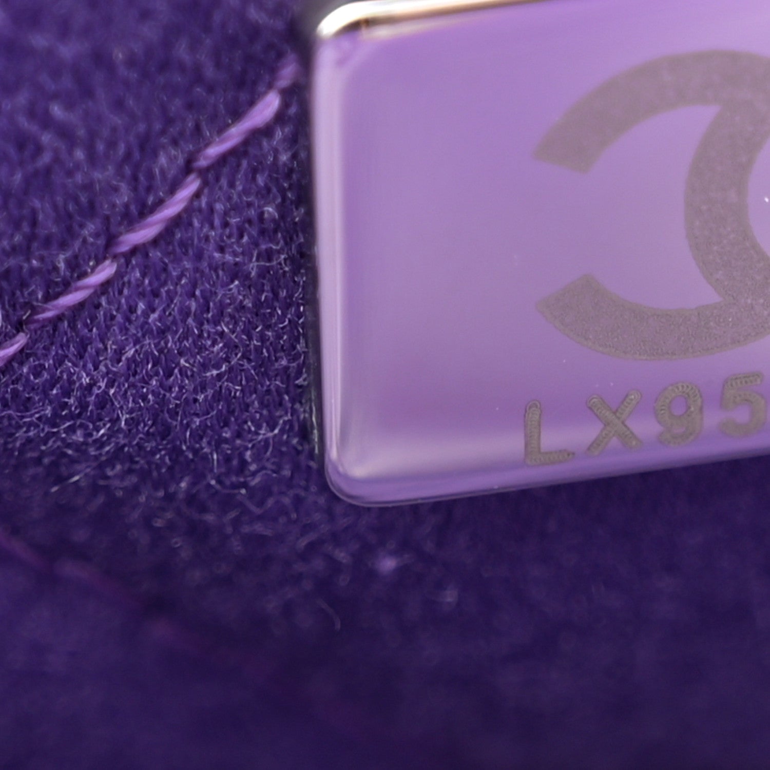 Chanel Shiny Calfskin Quilted Rainbow Small Chanel 22 Purple 8 of 12