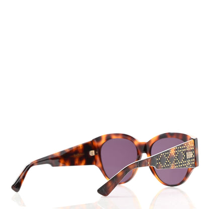 Christian Dior Acetate Lady Dior Studs 2 Sunglasses Tortoise 4 of 10