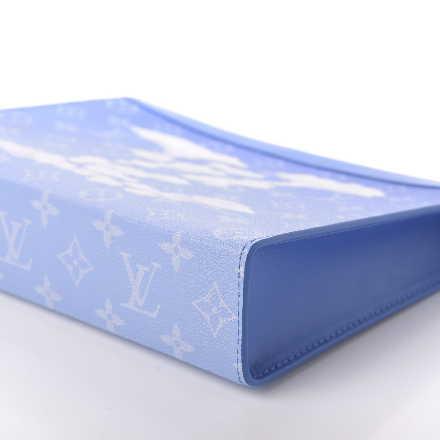 Louis Vuitton Monogram Clouds Pochette Voyage MM A4 Blue 9 of 10