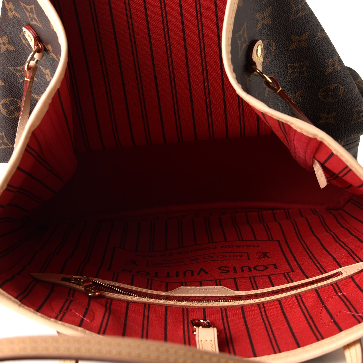 Monogram Neo Neverfull MM Cherry