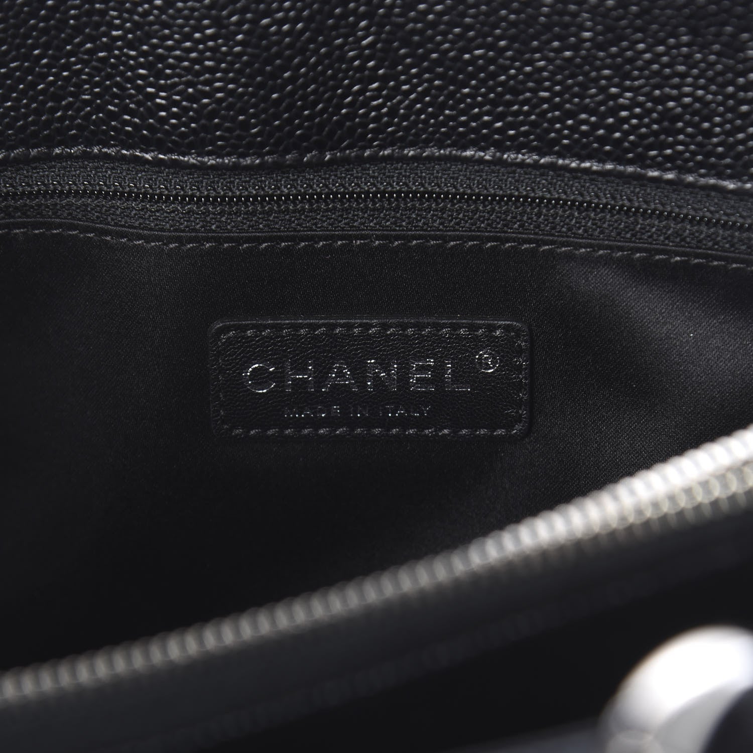Chanel Caviar Quilted Grand Shopping Tote GST Black 6 of 10