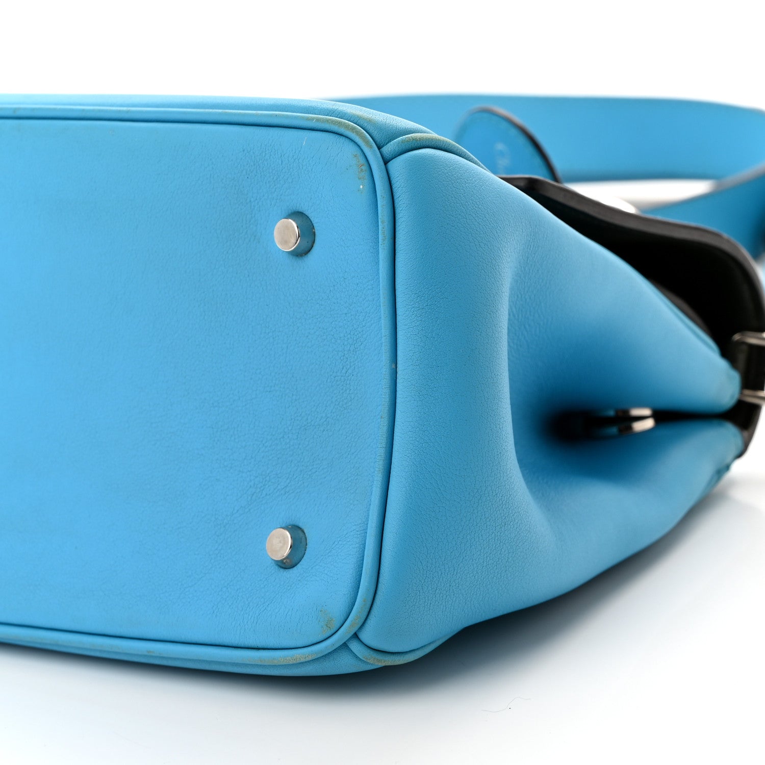 Christian Dior Smooth Calfskin Mini Be Dior Flap Blue 9 of 13