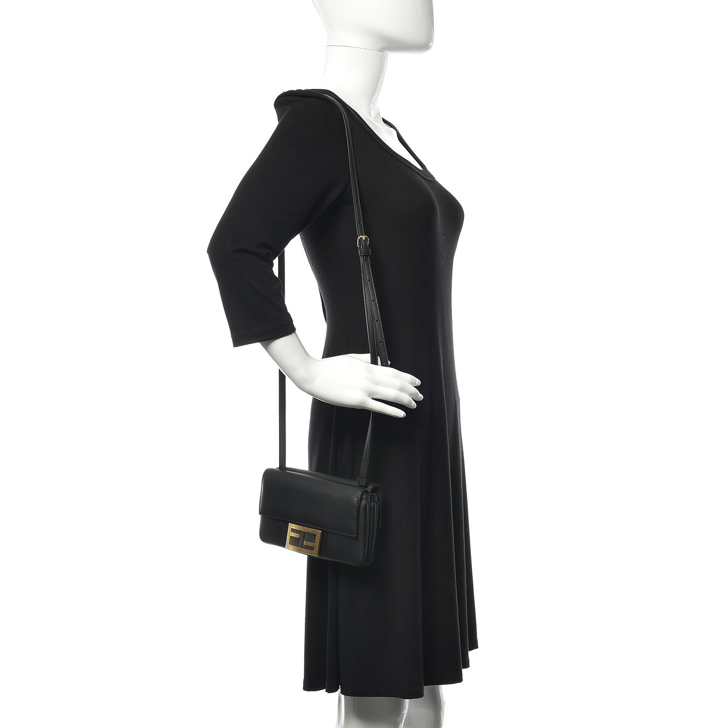 Vitello Grace Matte Duo Baguette Black