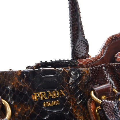 Prada Python Patch Shopper Tote 8 of 14