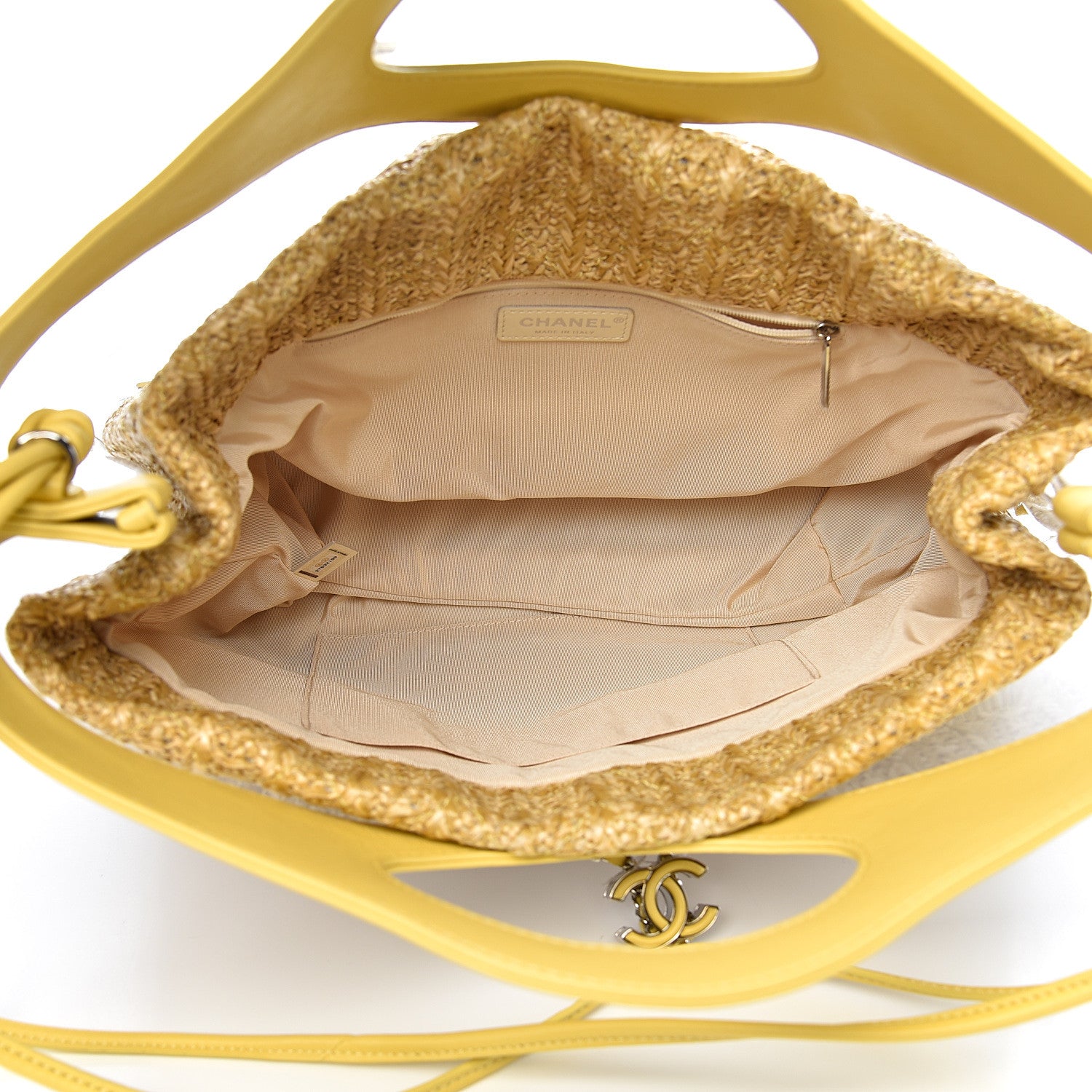 Chanel Calfskin PVC 31 Bag Yellow 5 of 10