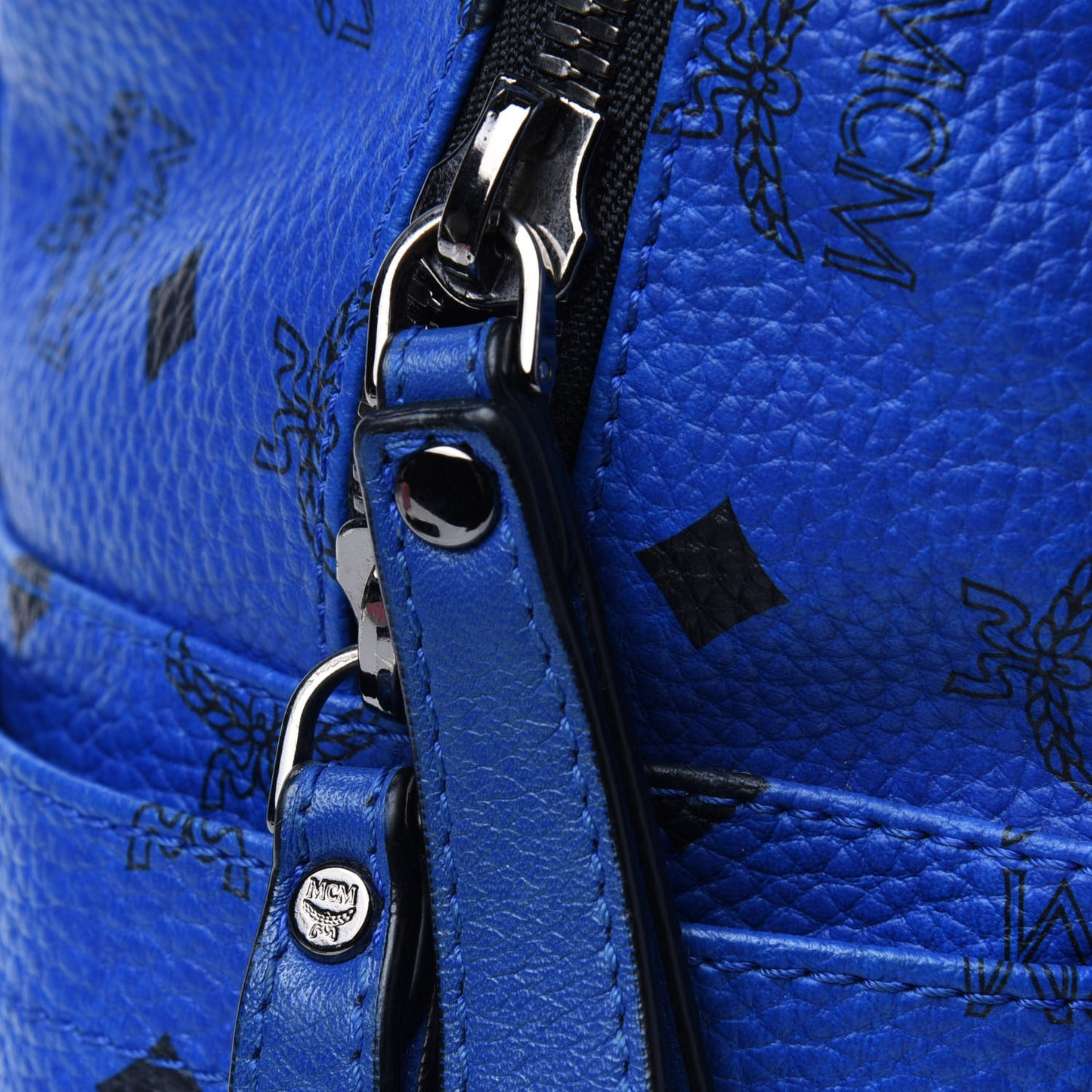 Visetos Medium Sprinkle Stud Stark Backpack Blue