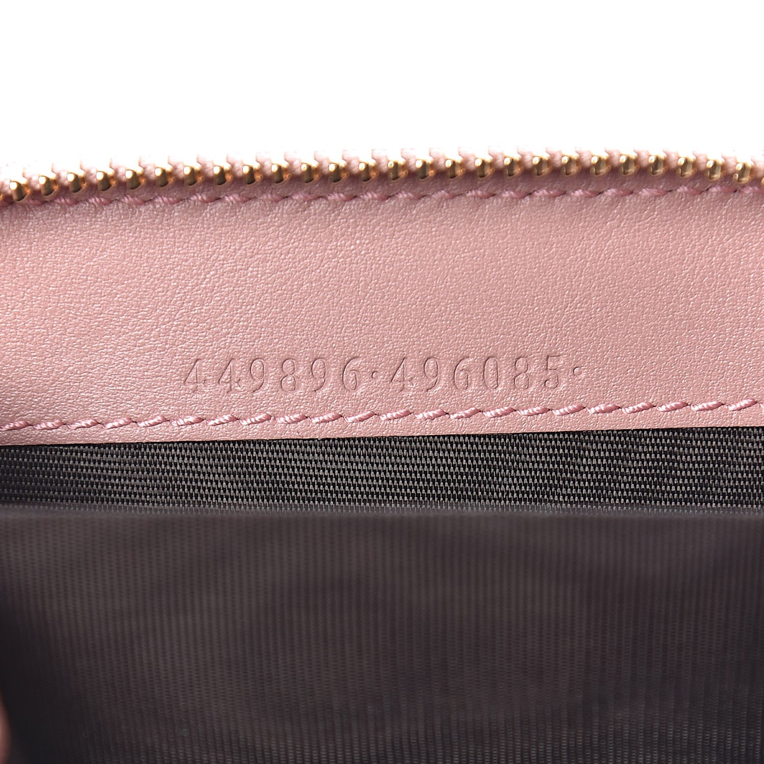 Gucci Microguccissima Zip Around Card Case Soft Pink 7 of 8