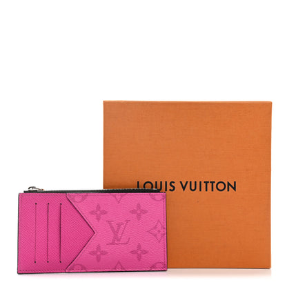 Louis Vuitton Taigarama Coin Card Holder Fuchsia 7 of 7