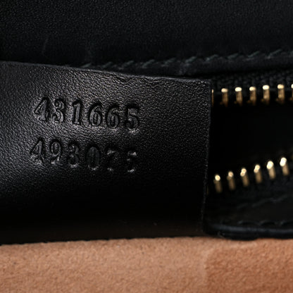Gucci Calfskin Medium Sylvie Top Handle Bag Black 7 of 22
