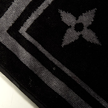 Louis Vuitton Cotton Monogram Eclipse Beach Towel Black 3 of 4