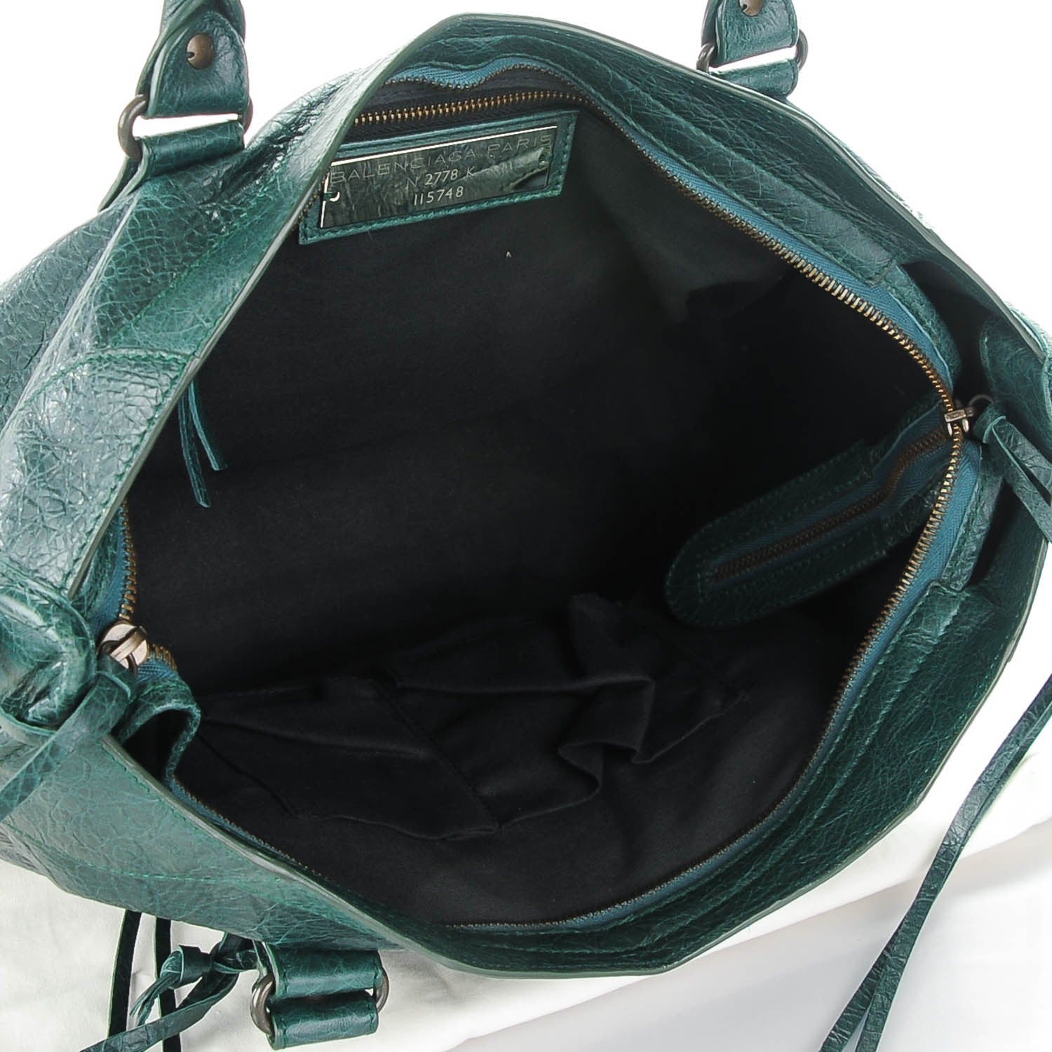 Balenciaga Agneau Classic Hardware City Poker Fonce 7 of 7