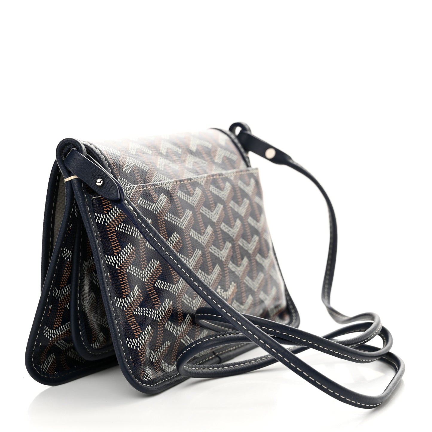 Goyardine Plumet Wallet Clutch Navy