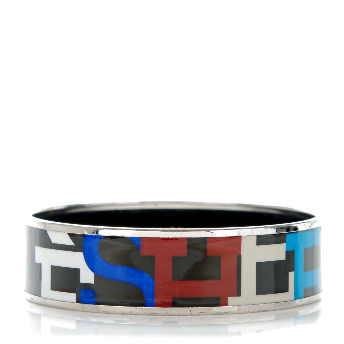 Enamel Printed Medium Capitales Bracelet 70