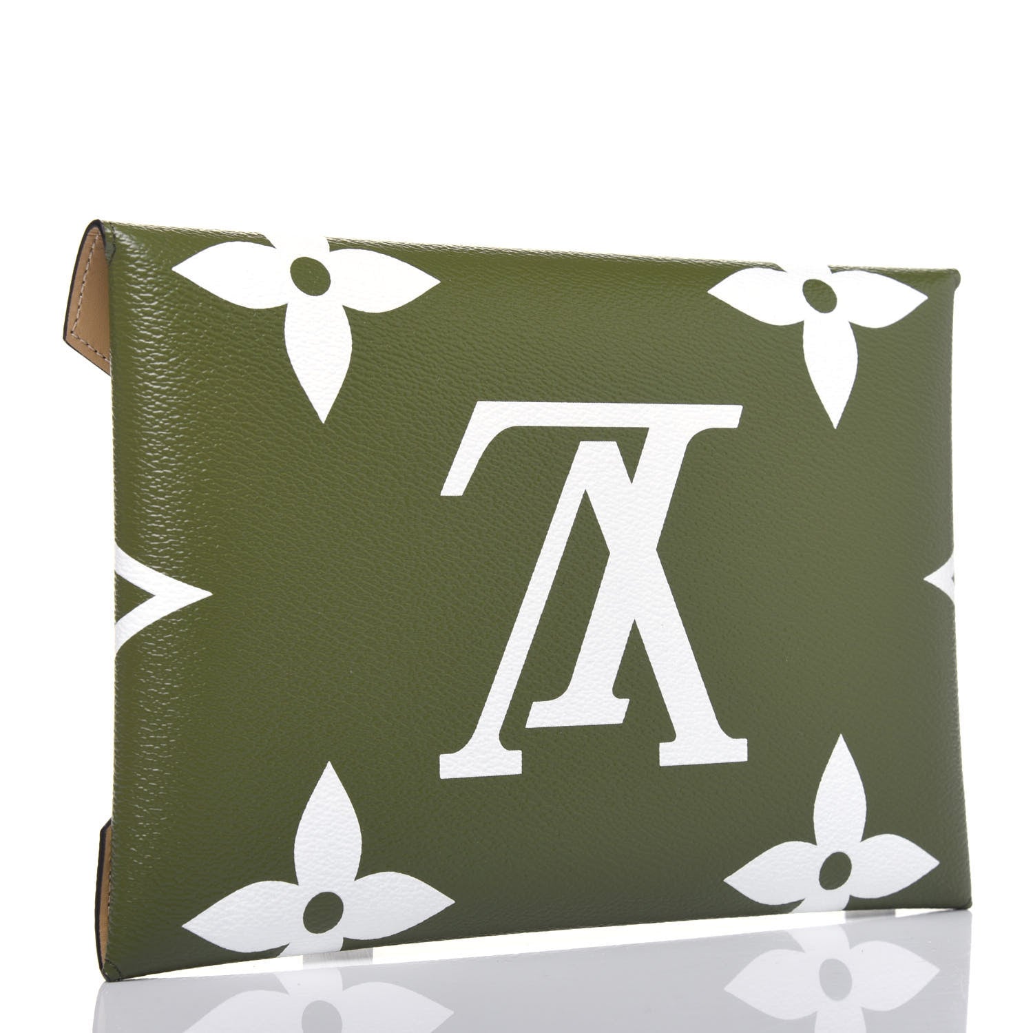 Louis Vuitton Monogram Giant Large Kirigami Pochette Kaki 3 of 10