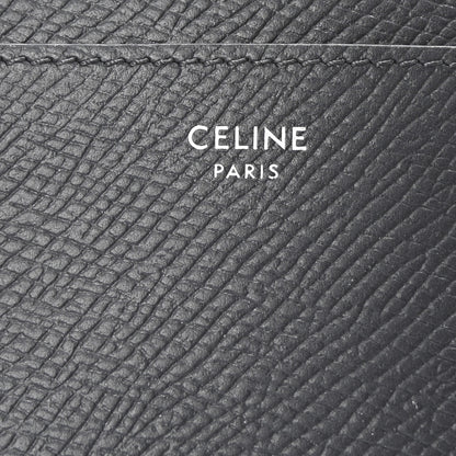 Celine Grained Calfskin Card Holder Black 6 of 8