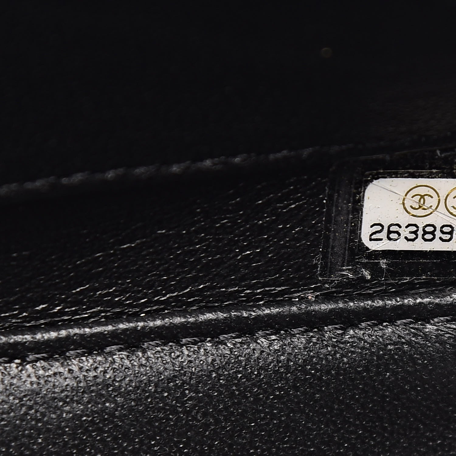 Chanel Caviar Quilted Large CC Filigree Vanity Case Beige Black 7 of 10