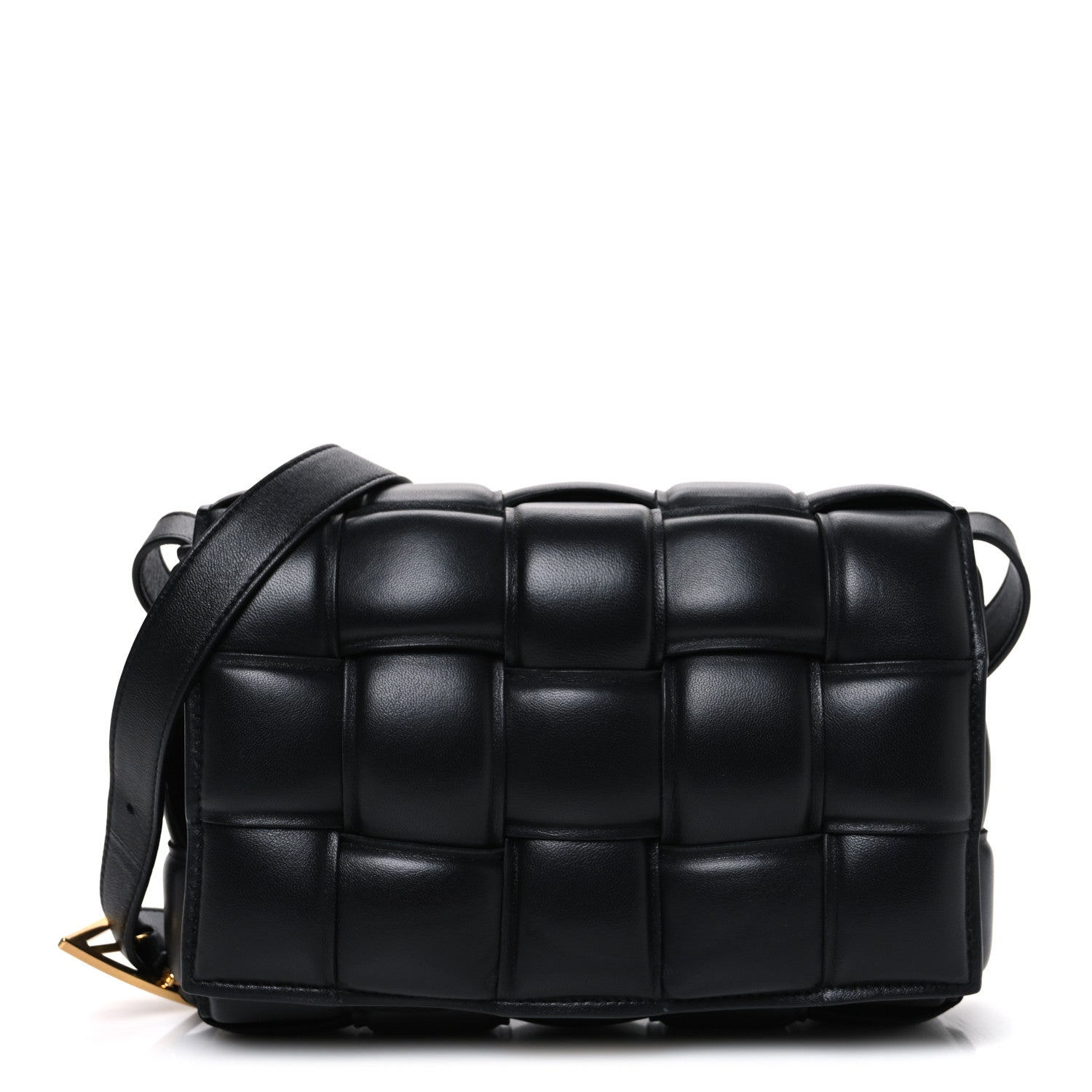 Bottega Veneta Nappa Maxi Intreccio Padded Cassette Crossbody Bag Black 1 of 10