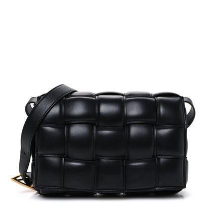 Bottega Veneta Nappa Maxi Intreccio Padded Cassette Crossbody Bag Black 1 of 10