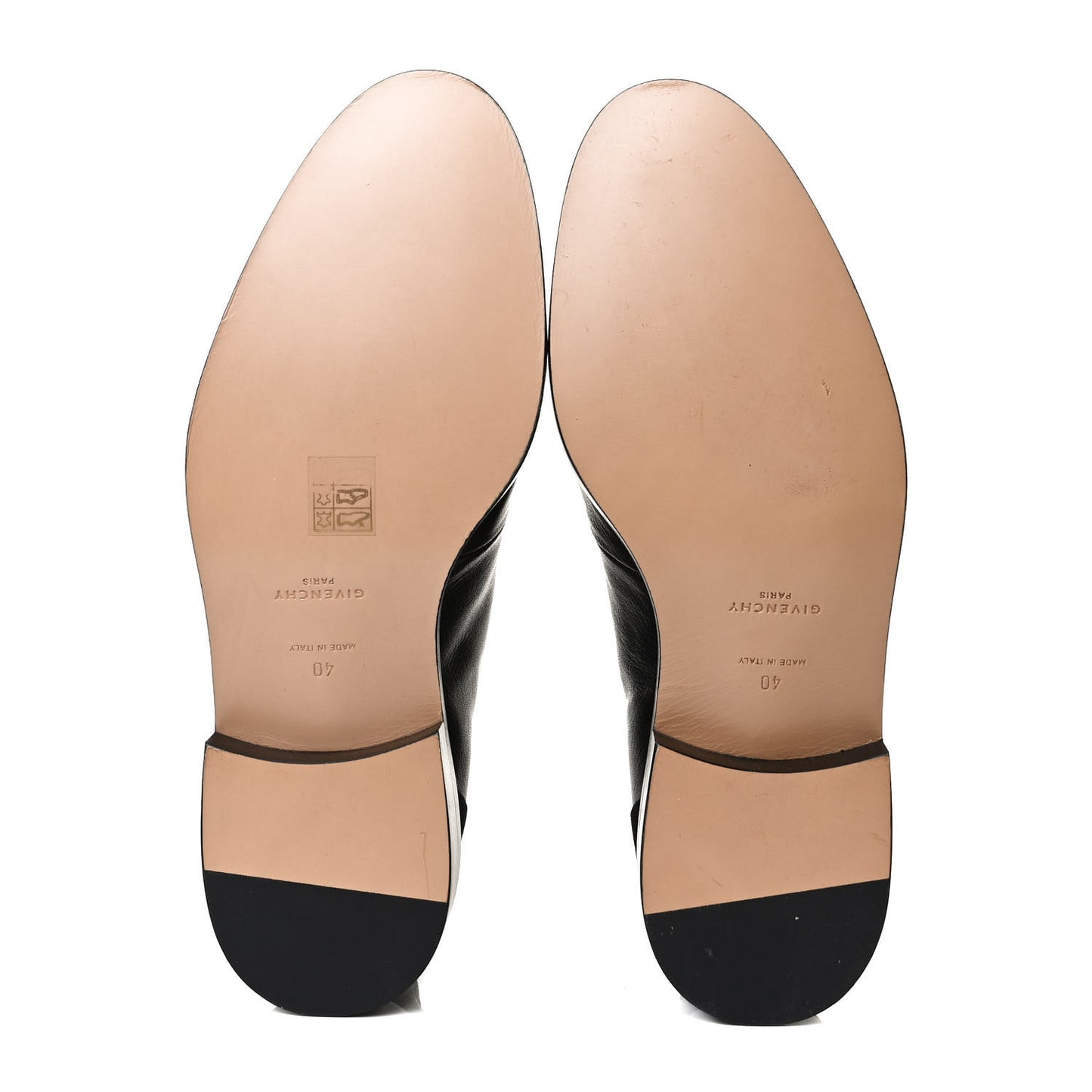Grained Calfskin Suede GV3 Derby Shoes 40 Black