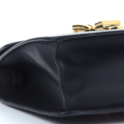 Gucci Calfskin Mini Sylvie Top Handle Bag Black 8 of 9