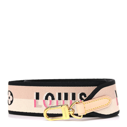 Louis Vuitton Jacquard Speedy Bandouliere 20 Shoulder Strap Black 1 of 3