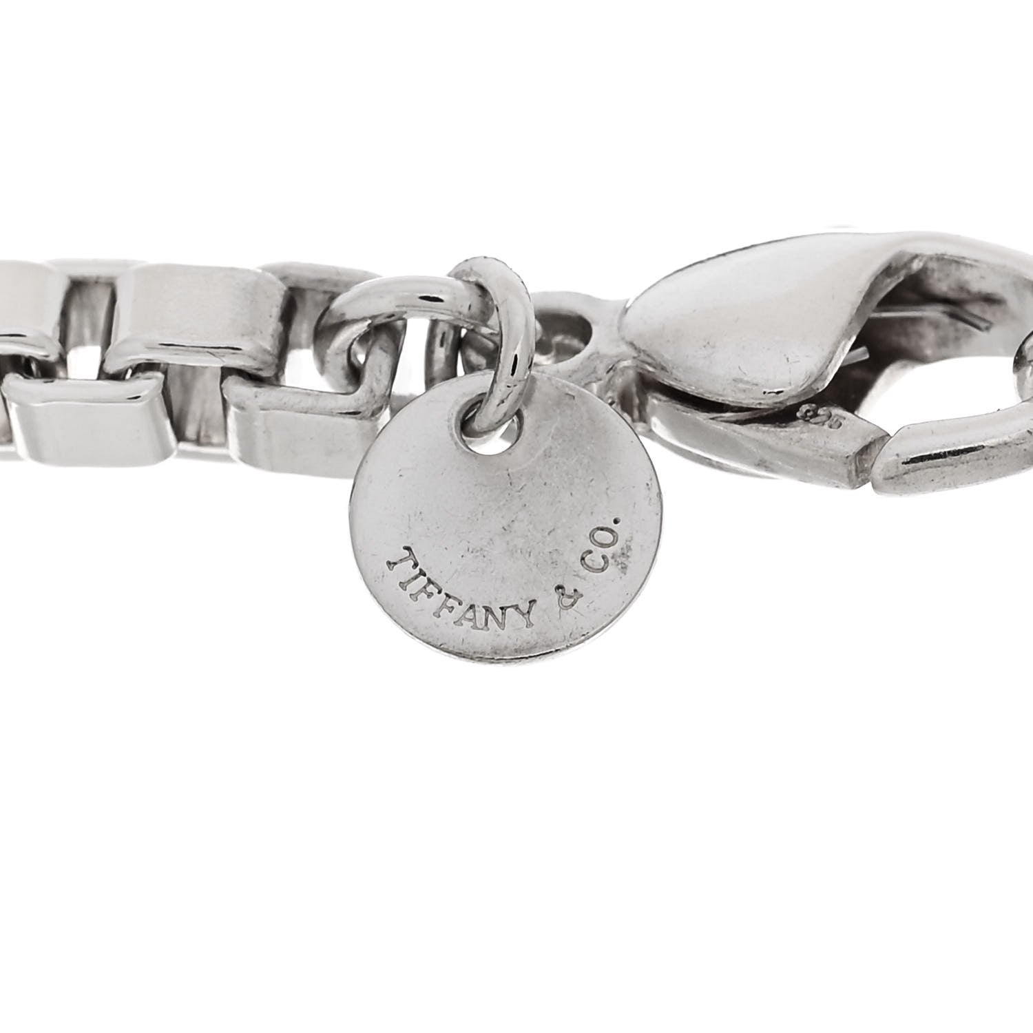 Tiffany Sterling Silver 4mm Venetian Link Bracelet 3 of 4
