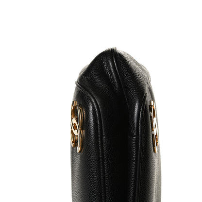 Chanel Caviar CC Shoulder Bag Black 11 of 16