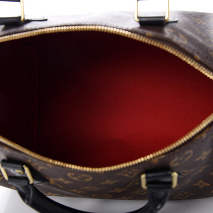 Louis Vuitton Monogram My World Tour Speedy Bandouliere 30 Black 7 of 10