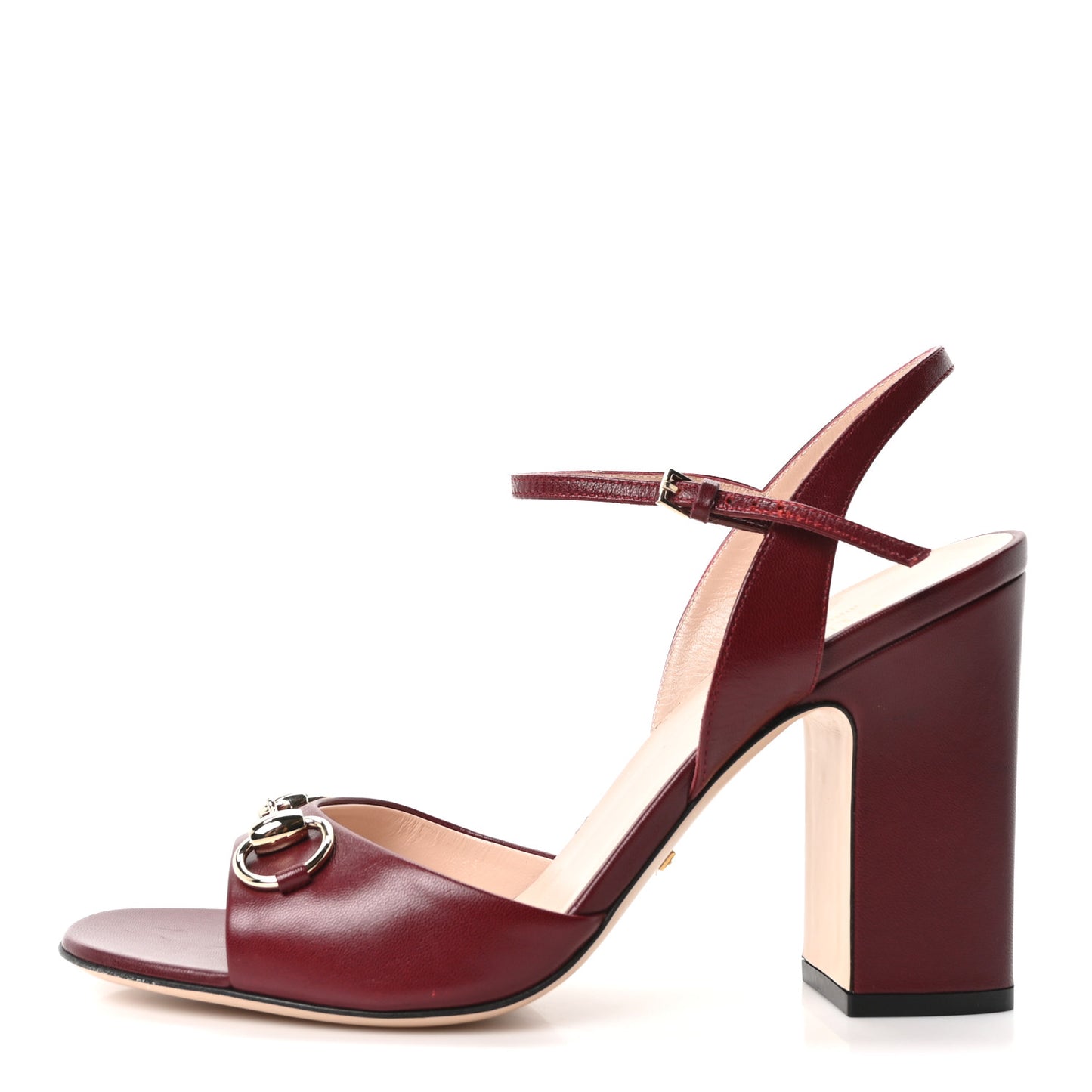 Malaga Kid Horsebit Cross Strap 95mm Sandals 40 Rossa Ancora