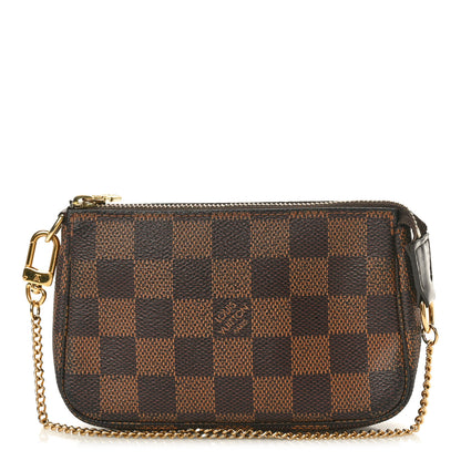 Louis Vuitton Damier Ebene Mini Pochette Accessories 1 of 10