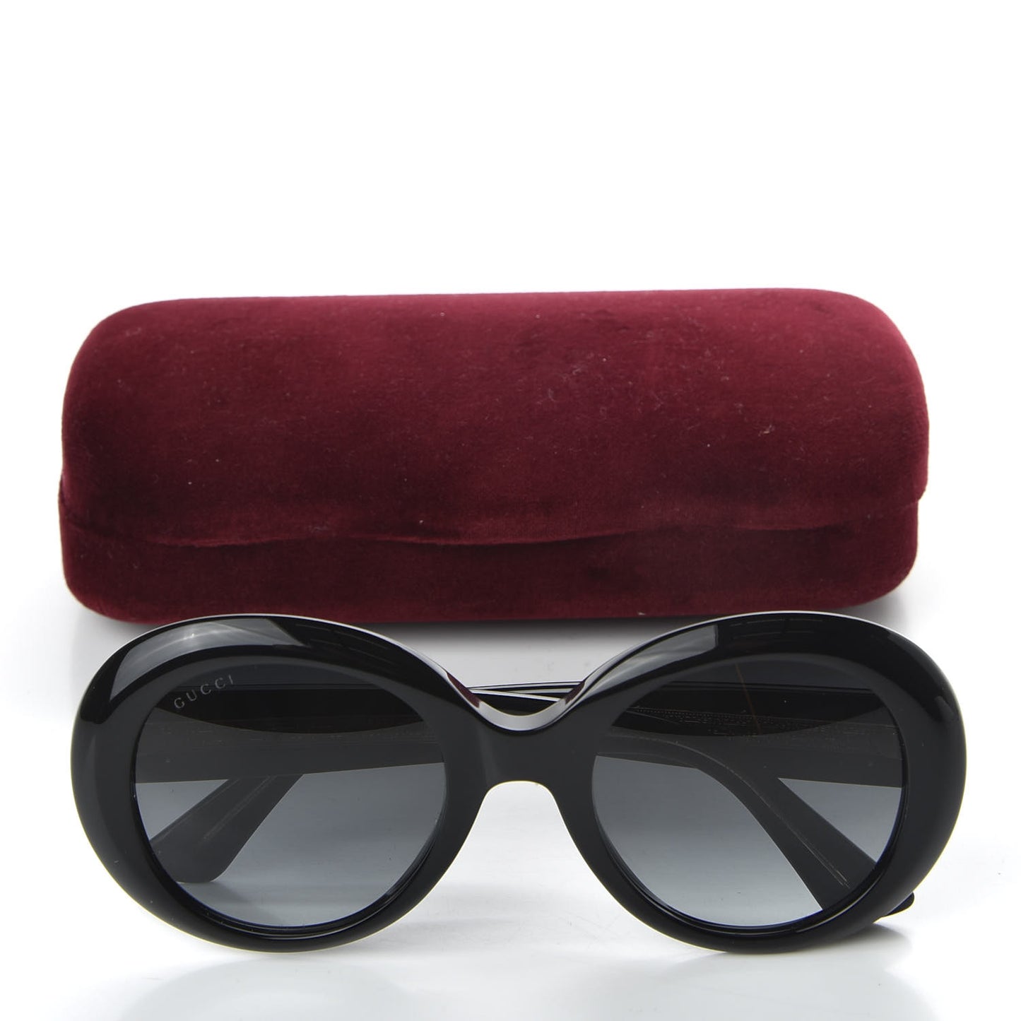 Acetate Round GG Sunglasses GG0139S Black