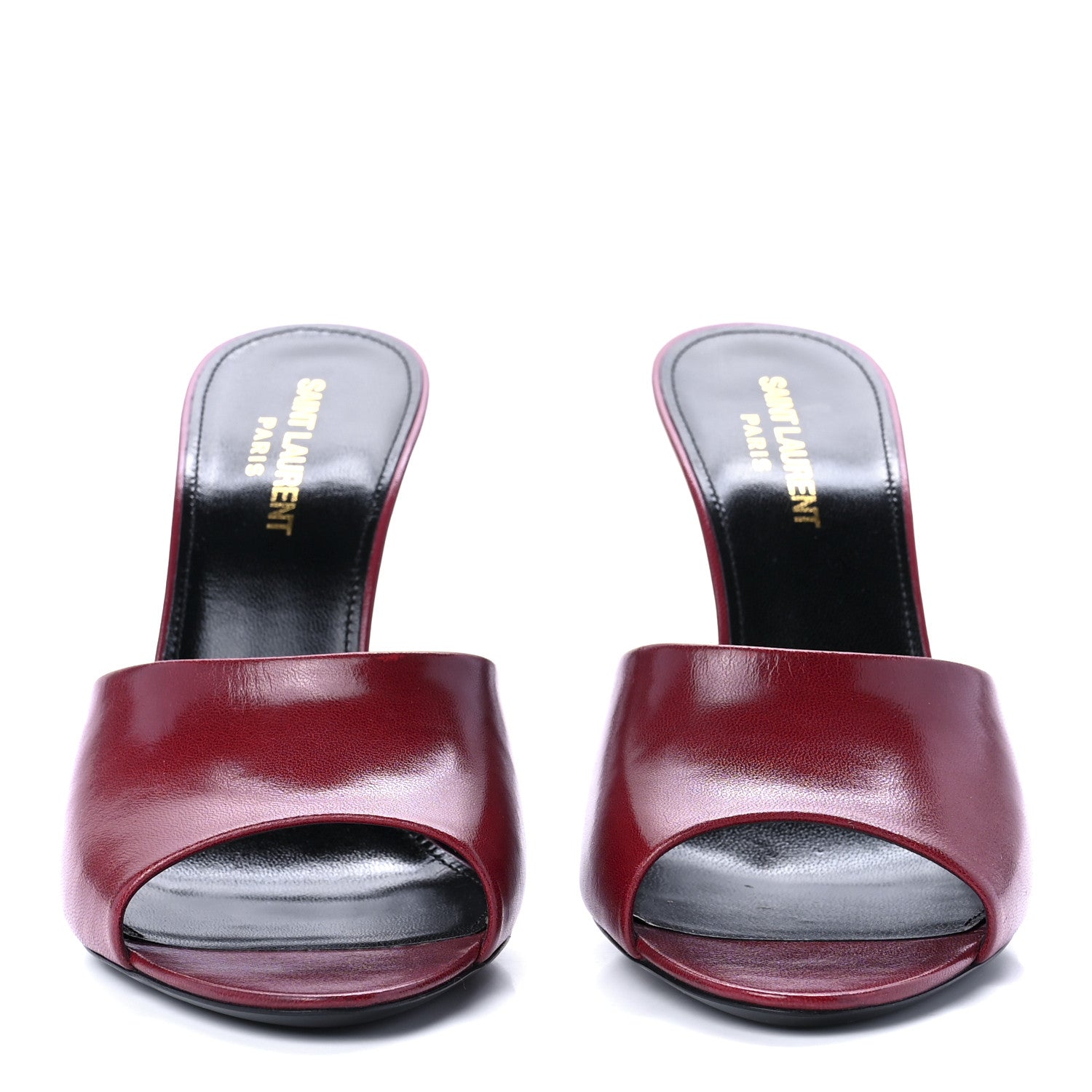 Saint Laurent Lambskin Sexy 95mm Pumps 38.5 Opyum Red 2 of 8