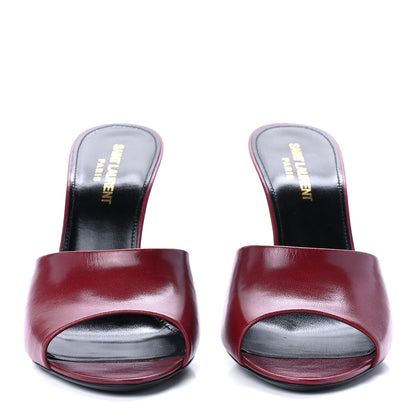 Saint Laurent Lambskin Sexy 95mm Pumps 38.5 Opyum Red 2 of 8