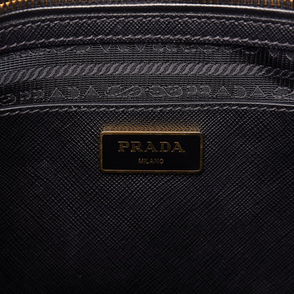 Prada Saffiano Medium Galleria Double Zip Tote Black 11 of 13