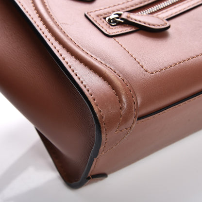Celine Smooth Calfskin Nano Luggage Sienna 13 of 13