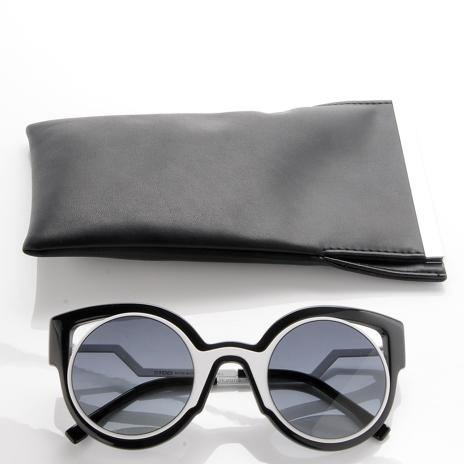 Fendi Paradeyes Sunglasses FF 0137/S White Black 9 of 9