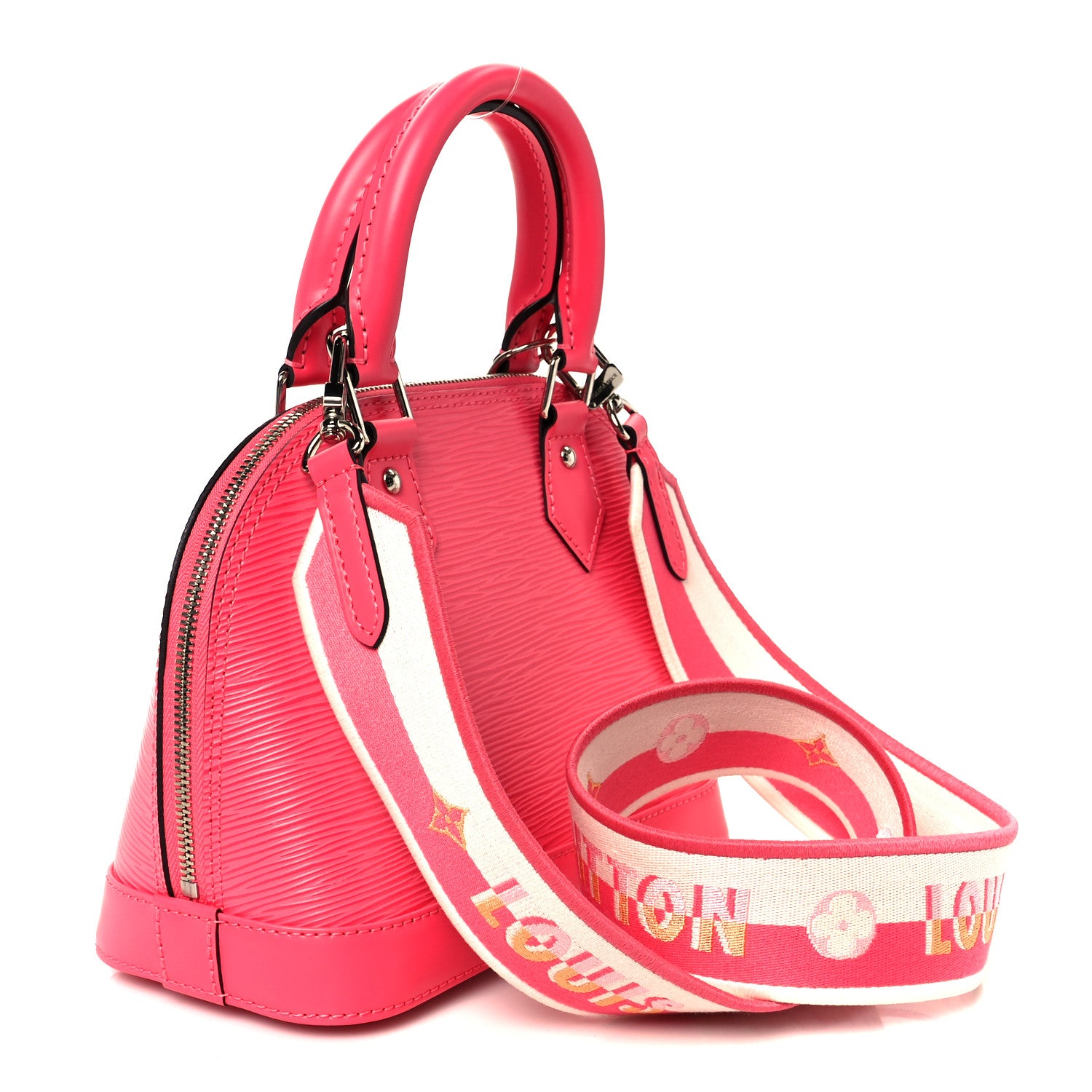 Louis Vuitton Epi Jacquard Alma BB Dragon Fruit 3 of 9