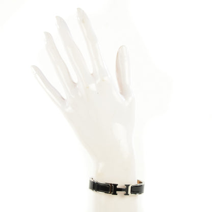Hermes Enamel Narrow Clic Clac H Bracelet PM Black 2 of 7