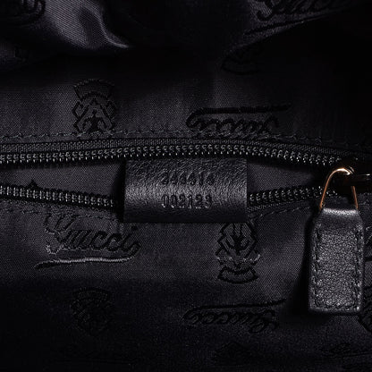 Gucci Guccissima Medium Classic Backpack Black 8 of 9