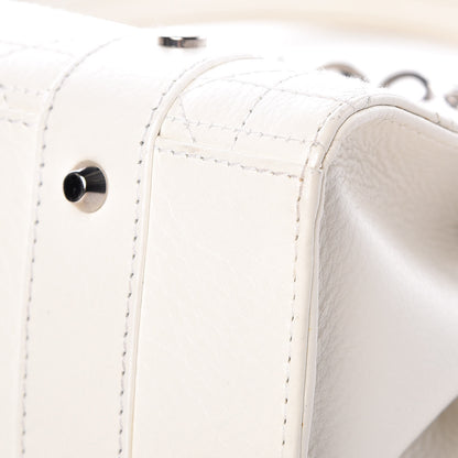 Christian Dior Calfskin Cannage Stitched East West Lady Dior White 12 of 29