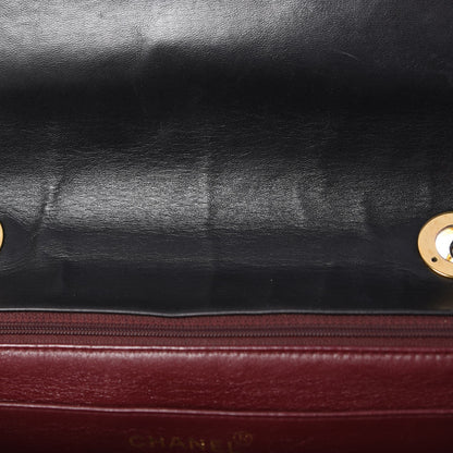 Chanel Lambskin Quilted Jumbo Single Flap Black 10 of 11