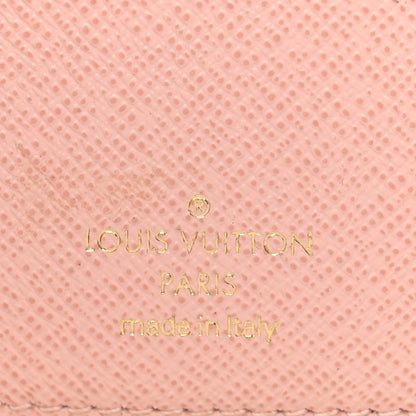 Louis Vuitton Damier Azur Victorine Wallet Rose Ballerine 6 of 11