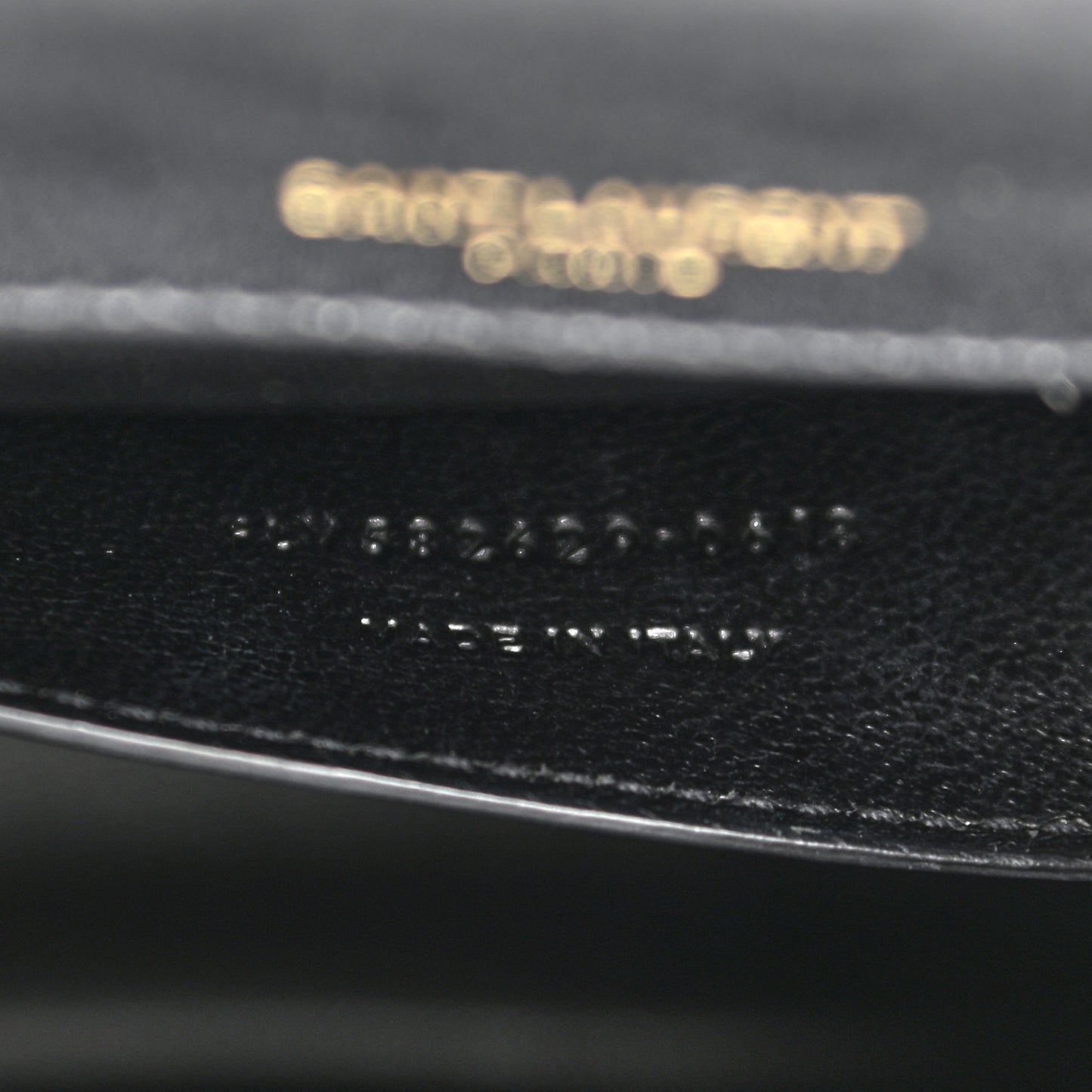 Smooth Calfskin Monogram Medium Sulpice Shoulder Bag Black