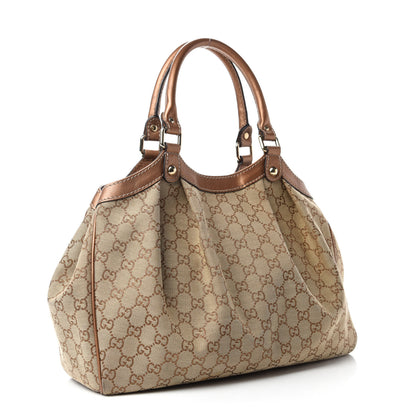 Gucci Monogram Medium Sukey Tote Bronze 3 of 11