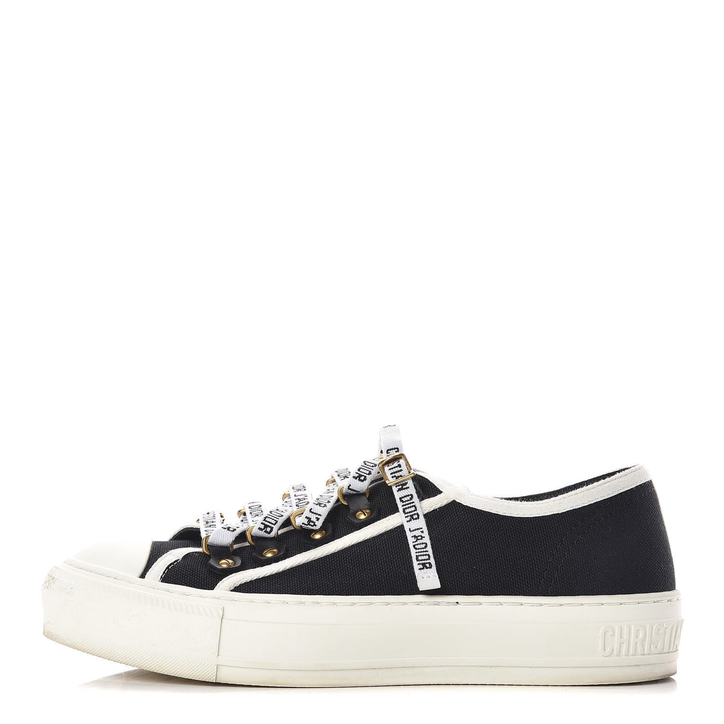 Canvas Walk'N'Dior Low Top Sneakers 36.5 Deep Amaranth