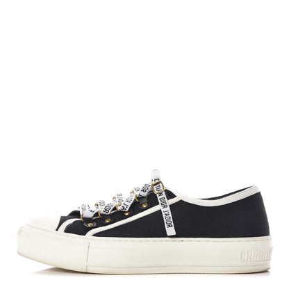 Christian Dior Canvas Walk'N'Dior Low Top Sneakers 36.5 Deep Amaranth 1 of 13