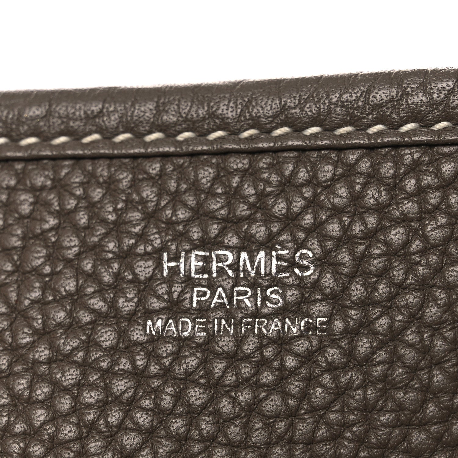 Hermes Taurillon Clemence Evelyne III PM Etoupe 6 of 12